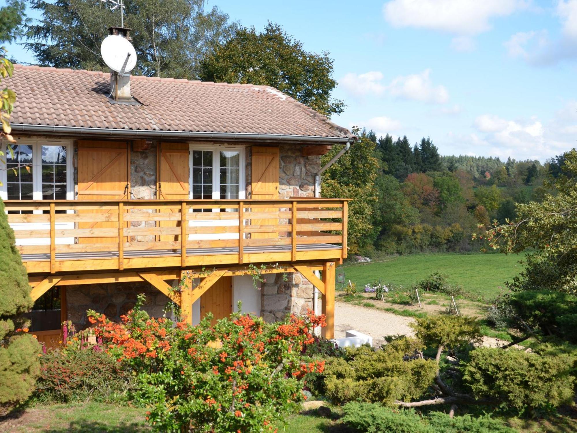 Evasion Romantique: Terrasse Privee, Bain Norvegien, Et Table D'Hotes - Bien-Etre A 1H De Lyon - Fr-1-582-474 Bed and Breakfast Monistrol-sur-Loire Esterno foto